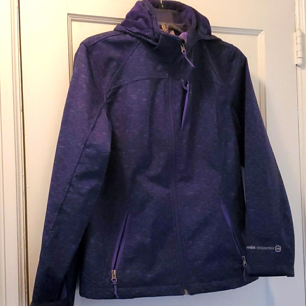 Free Country athletic all weather hooded jacket